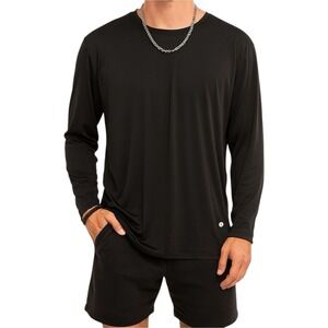 Gradual Mens Black Long Sleeve Performance Shirt UPF 50+ Sun Protection XXXL NEW